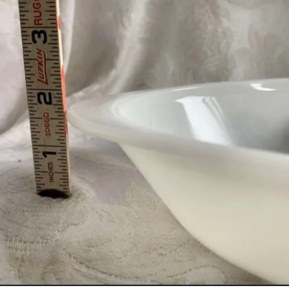 Vintage Glasbake 2 part casserole dish no lid blue floral design